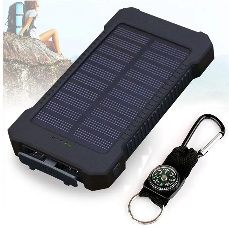 2019 Новое портативное водонепроницаемое солнечное зарядное устройство 30000 mah