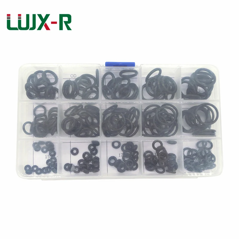 LUJX R 225 шт. кольцо втулка резиновое уплотнительное набор Orings из NBR шайба
