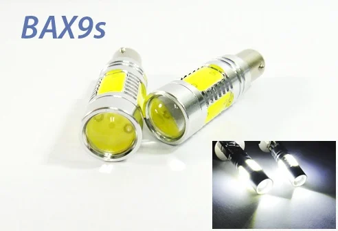 

2Pcs For Mercedes C208 W210 No Error Parking Light DRL Lamp 64132 H6W BAX9S High Power 7.5W Car Auto LED