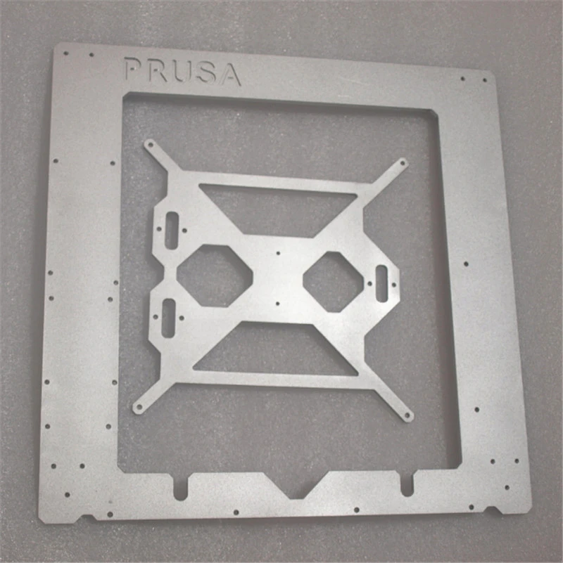 Reprap Prusa i3 MK2 клон рамка Серебряный цвет комплект в алюминиевой раме 6 мм Толщина