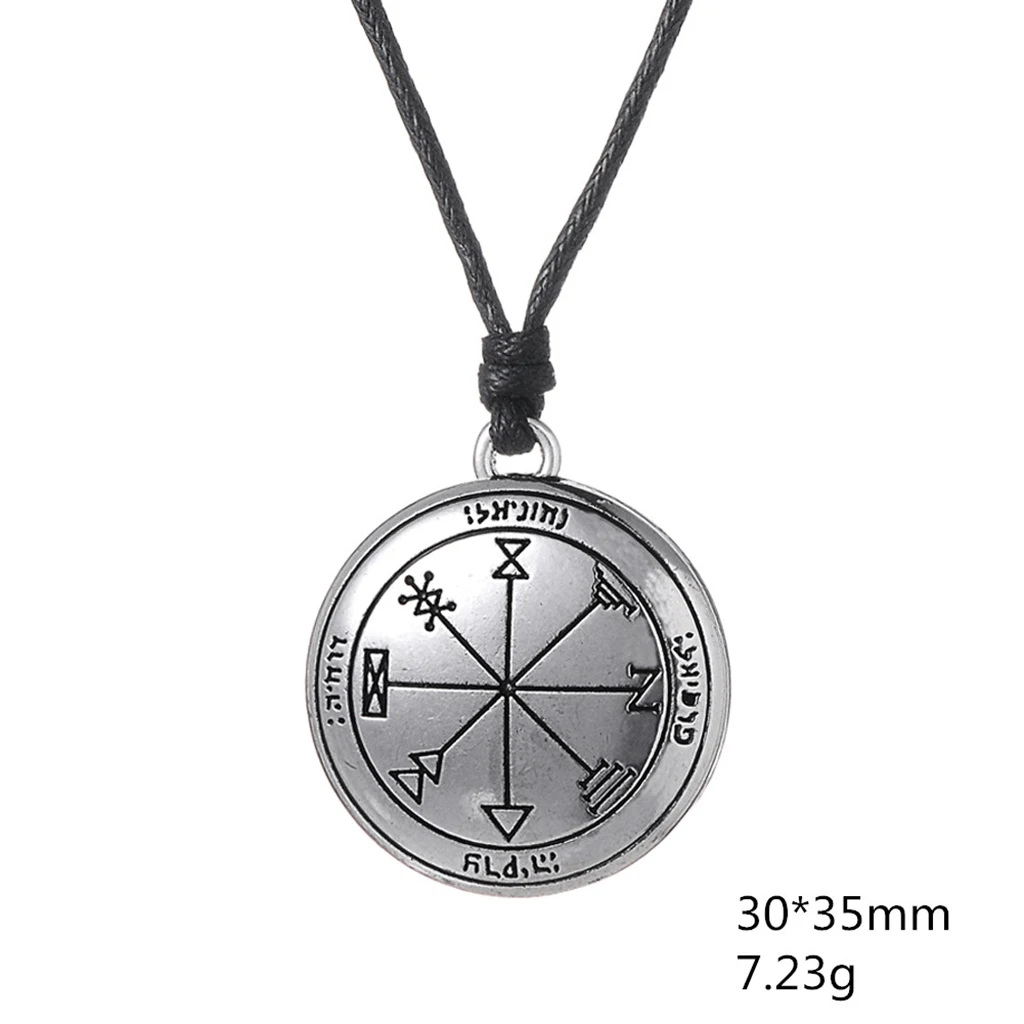 Экзотический талисман викингов Odin's Key of Solomon Seal Подвеска Ожерелье Религия