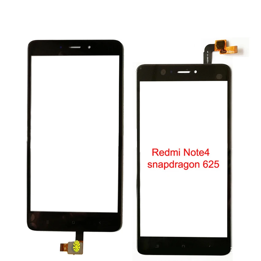 Для Xiaomi Redmi Note 4 4X ЖК дисплей сенсорный экран Переднее стекло сенсор телефон