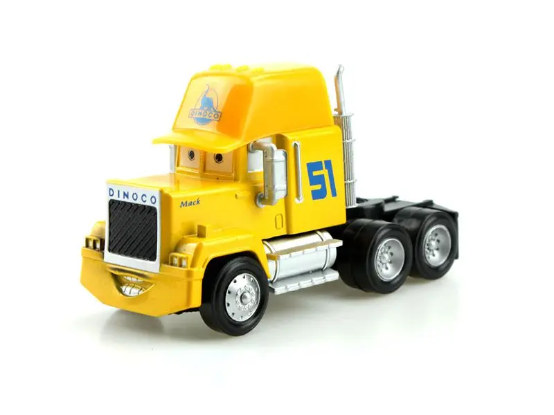 Disney Pixar Cars Toys No.51 Dinoco Cruz Ramirez Mack Truck 1:55 Scale Diecast Metal Alloy Model Toy For Children'S Gifts images - 6
