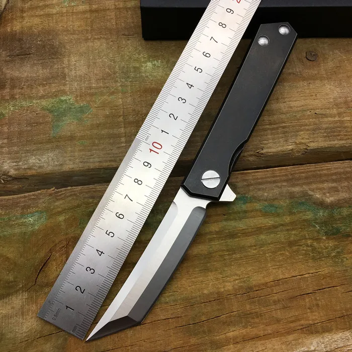 Новый KATANA стиль Titanium складной нож Флиппер карманом в стиле милитари