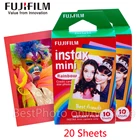 20 листов Fujifilm Fuji Instax Mini 9 пленка Радужная мгновенная камера для mini 8 7s 7 50s 50i 9 25 dw Share SP-1 фотобумага для камеры