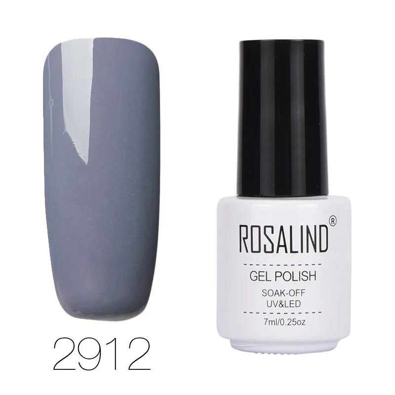 2912 ROSALIND, 7 мл, 68 цветов, серия, Гель-лак для ногтей, лак, гель-краска, замочить, Vernis, полуперманентный, УФ-лак для ногтей, гель-лаки - Цвет: 2912