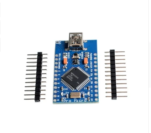 1 Pro Micro для arduino ATmega32U4 5 В/16 МГц модуль с 2 Ряд контактный разъем для Leonardo. Лучшее качество - Цвет: 1
