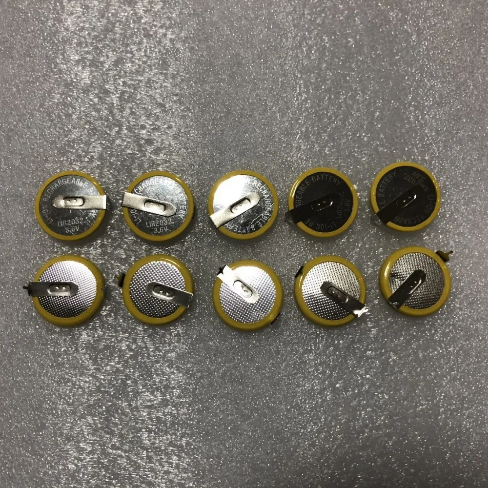 

50PCS NEW LIR2032 180 degrees 3.6V Good quality LIR2032 SPOT
