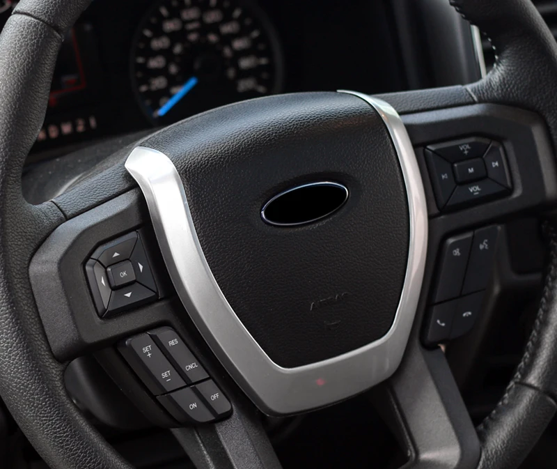 Для Ford F150 F 150 2015 2017/для ford Expedition 2018 abs аксессуары для интерьера рулевого колеса