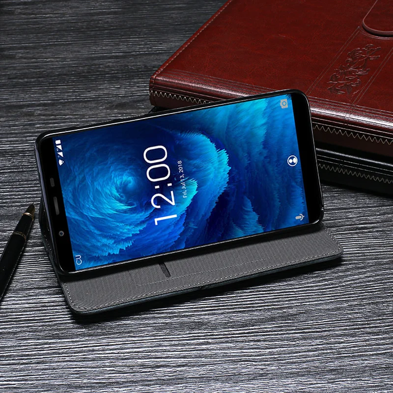 Oukitel U25 Pro чехол Роскошный чехол-книжка из искусственной кожи для защитный