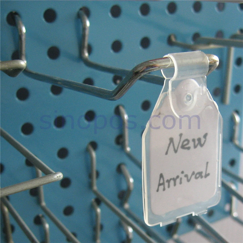 Прозрачные поворотные метки 28 мм защелкивающийся держатель для этикеток крючок