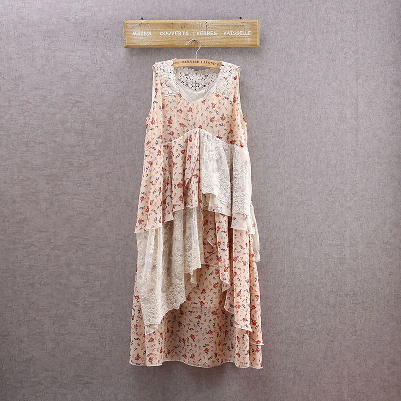 В богемном стиле хиппи Boho Harajuku крючком рокабилли Женская Туника Vetement Robe Vestidos Mujer