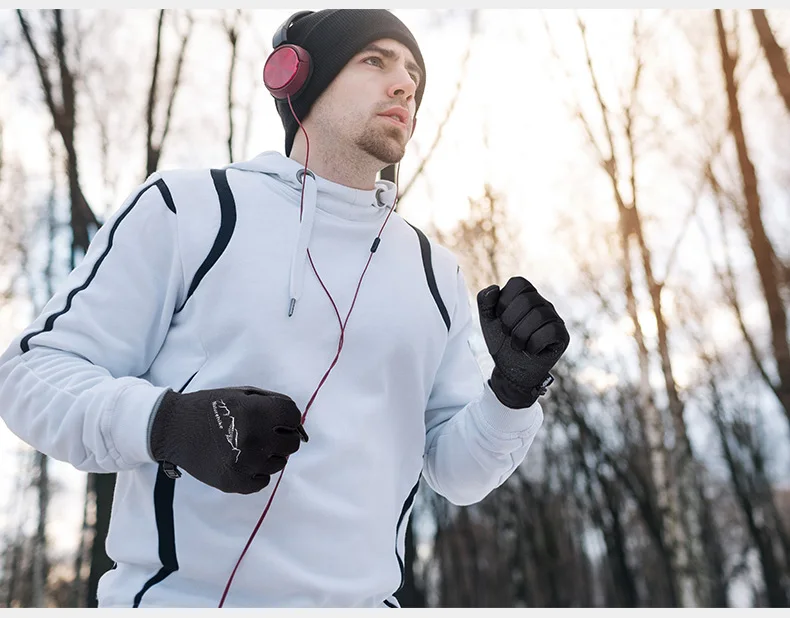 Naturehike зимние уличные спортивные перчатки с сенсорным экраном смартфон текстовые перчатки ветрозащитные теплые для вождения велоспорта бега
