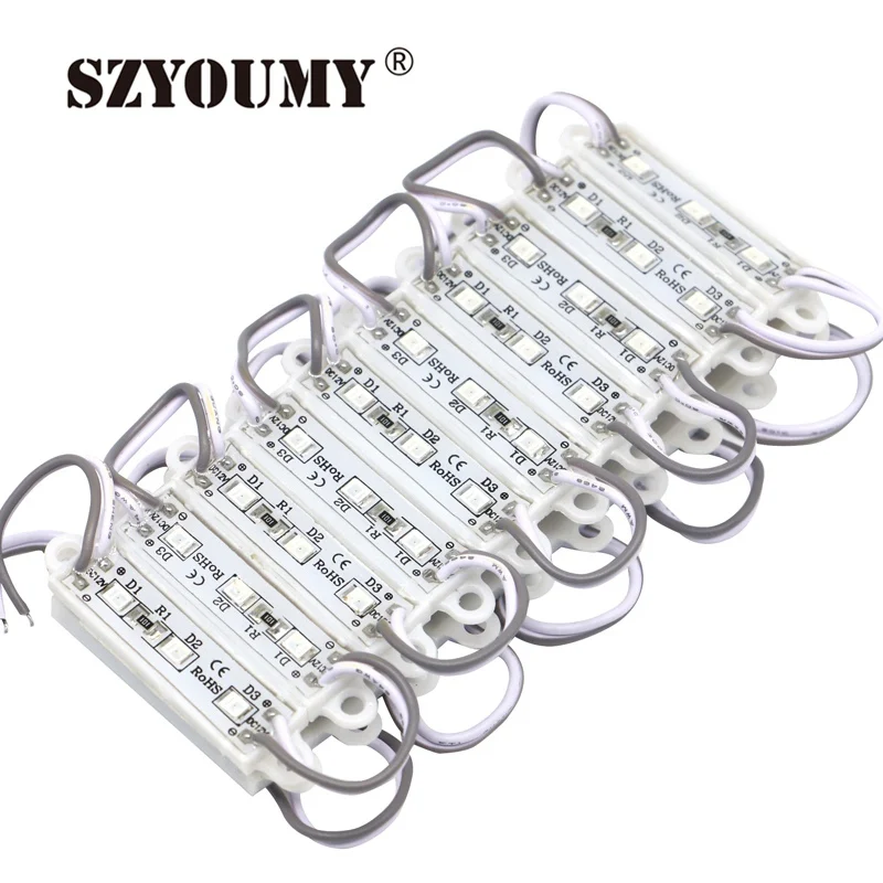 SZYOUMY 2000 шт. Малый размер светодиодный рекламный модуль освещения мини 3