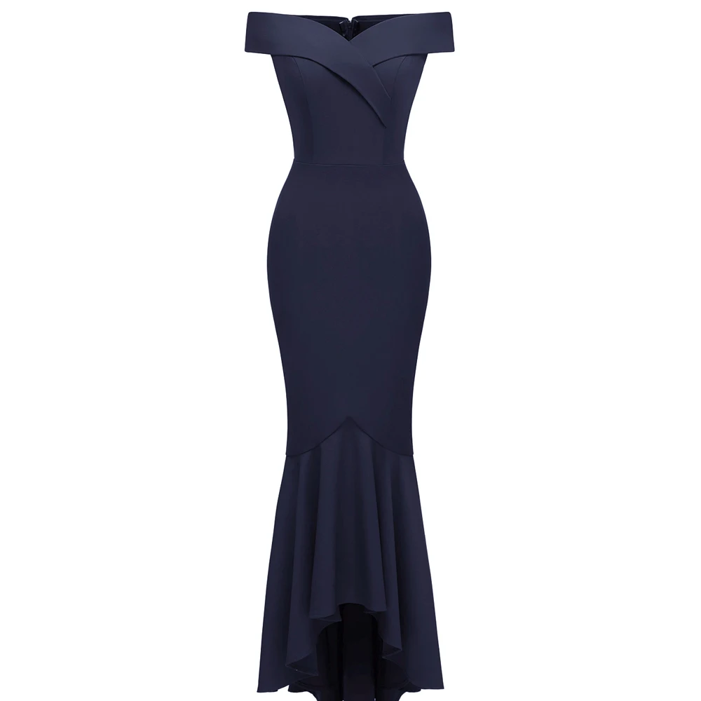 Вечернее платье длинное сексуальное без рукавов с вырезом лодочкой женское