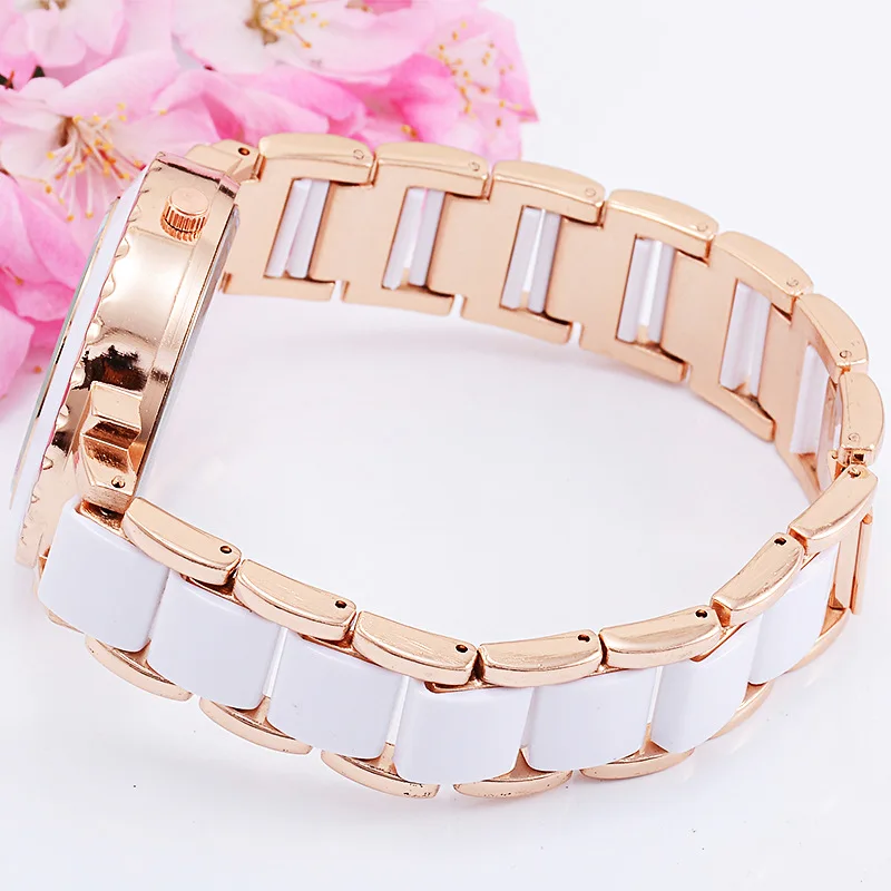 Женские часы женские креативные керамические браслет нарядные Relogio Feminino Montre