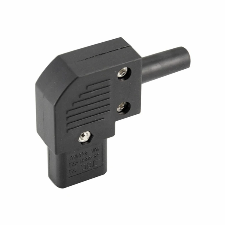 IEC C13 горизонтальный коннектор 125 в 250 90|iec c13 angled|iec angleplug |