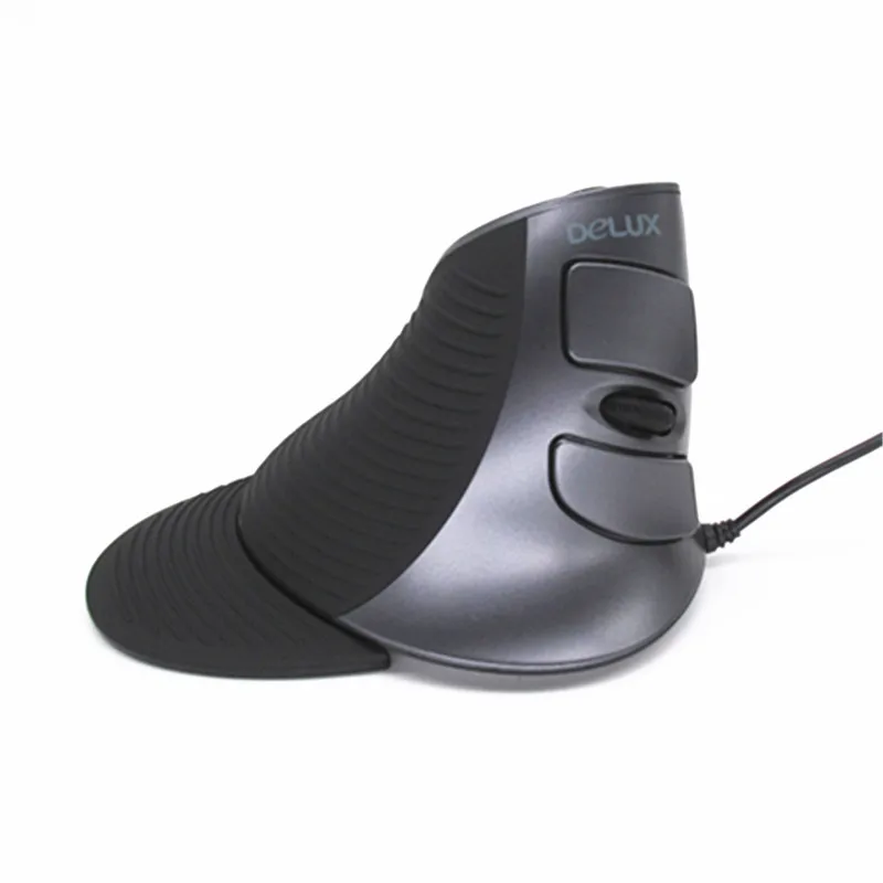 Инженерная мышь Delux Проводная M618 эргономичная Вертикальная для ПК ноутбука