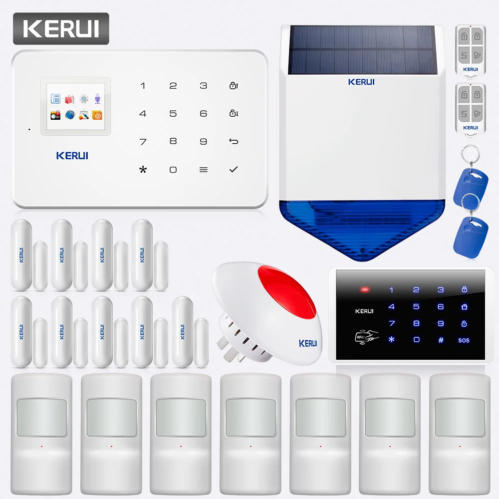 KERUI G18 Беспроводная GSM домашняя охранная сигнализация приложение дистанционное