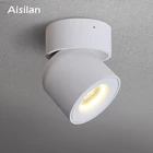 Светодиодный потолочный светильник Aisilan с поверхностным креплением, цилиндрическая креативная лампа с чипом CREE CRI 93 для спальни, фойе, кабинета, 90-260 В переменного тока, 7 Вт, 9 Вт