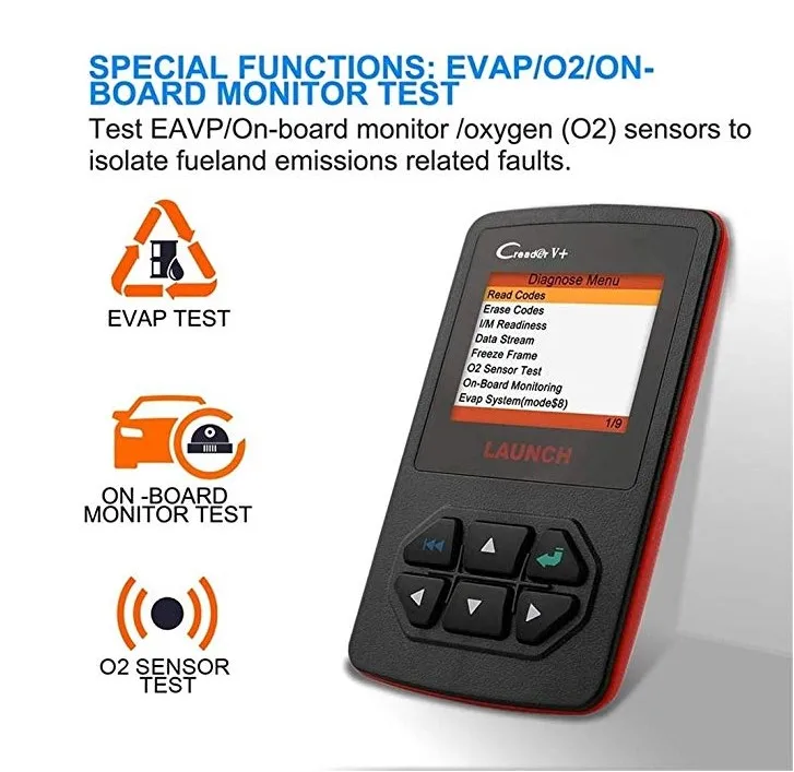 Многоязычный автомобильный диагностический инструмент ODB2 X431 Creader V + OBD OBD2