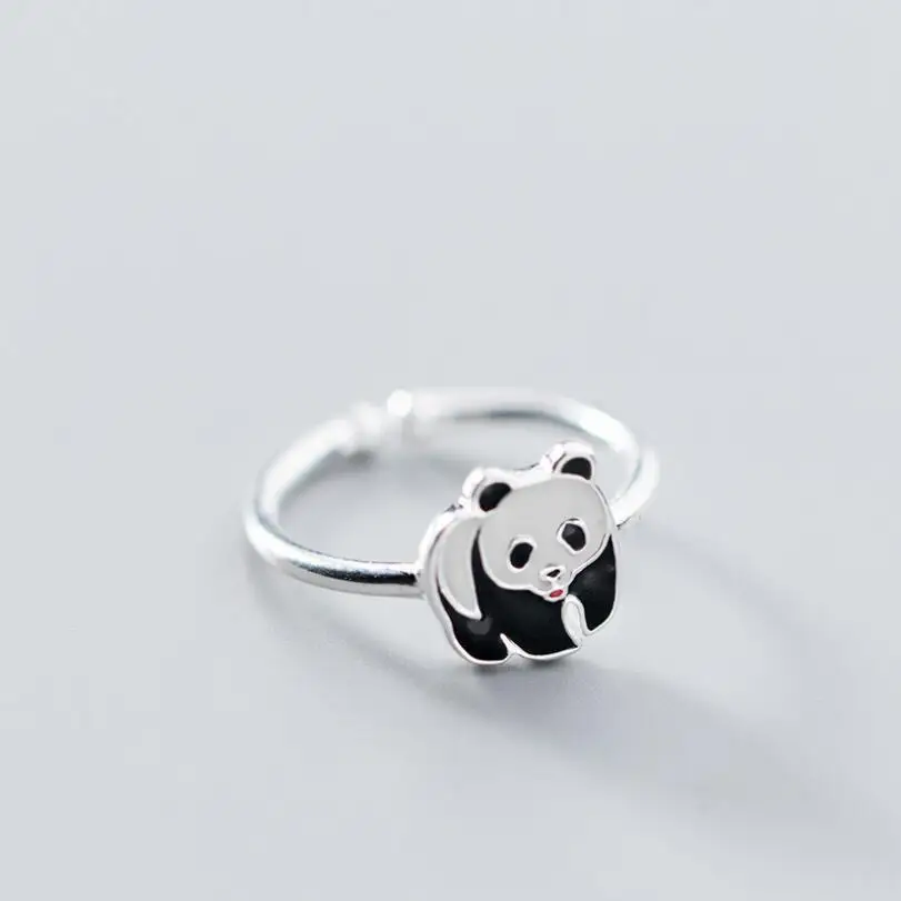 Новинка Лидер продаж Симпатичные в стиле Little Panda открытие регулировочного кольца