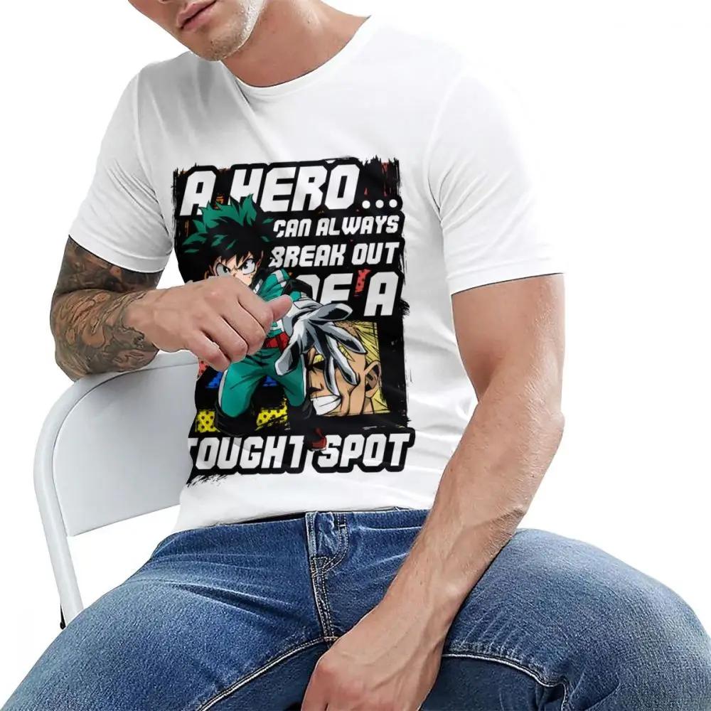 Моя геройская Академия Deku All Might футболка популярное аниме на заказ|Мужские