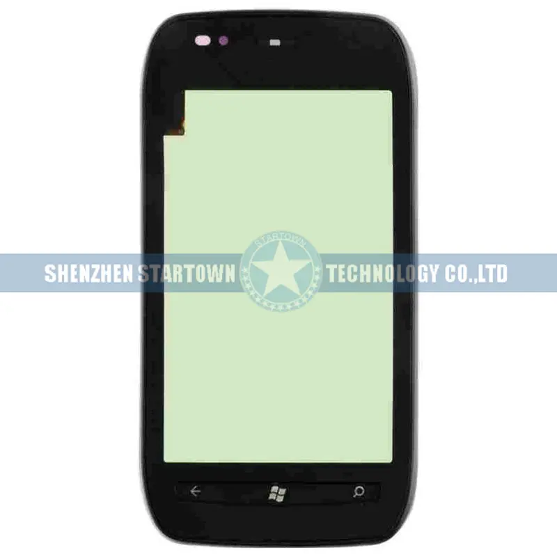 Новый черный запасные части Передний сенсорный экран дигитайзер стекло + рамка