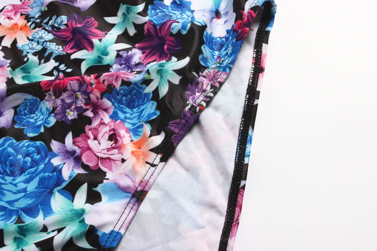 PLUS SIZE ONE PIECE swimsuit ruffle swimwear women off shoulder monokini print maillot large sizes swimsuit ruffled swimwear
