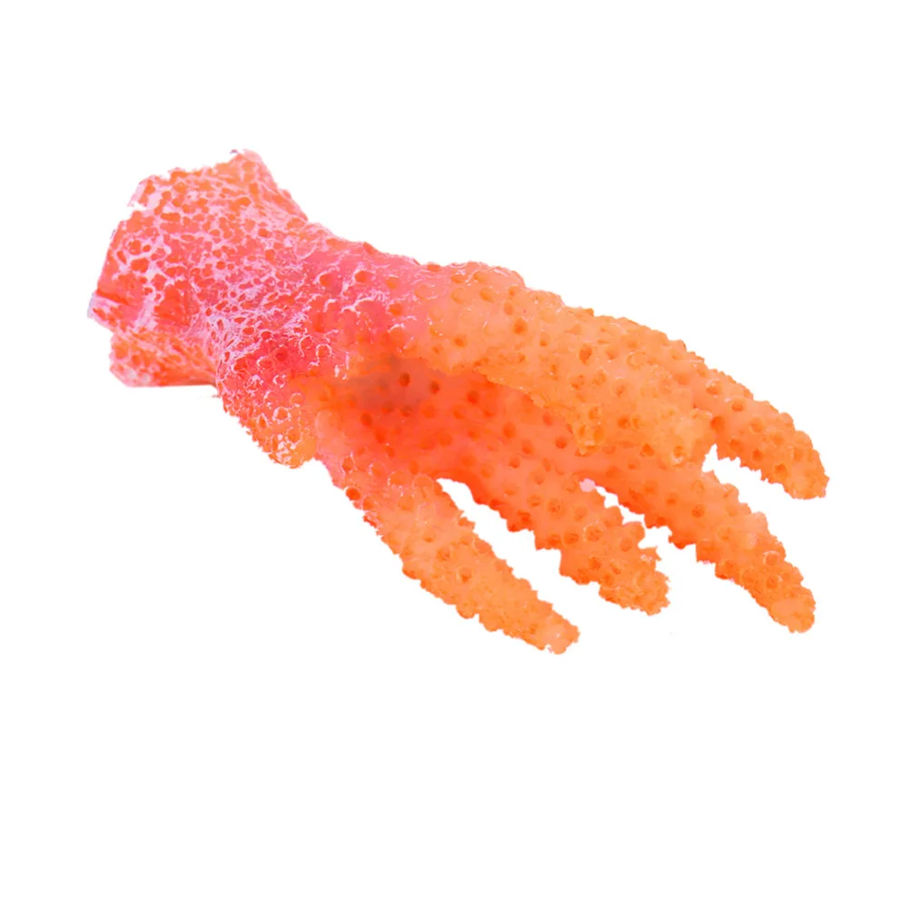 Лидер продаж 1 шт. миниатюрные коралловые цветы силиконовое украшение для