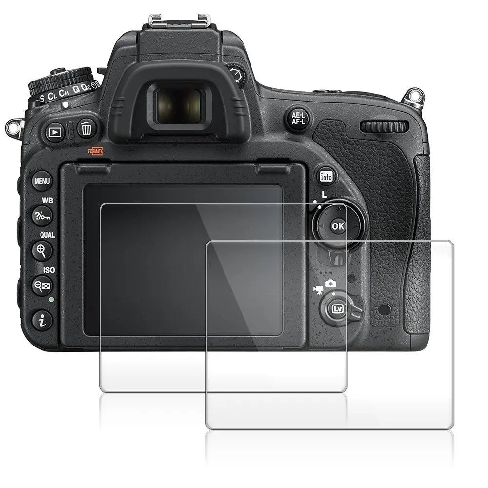 Протектор экрана совместимый для Nikon D500 D7100 D7200 D800 D810 D750 D600 Анти Царапины