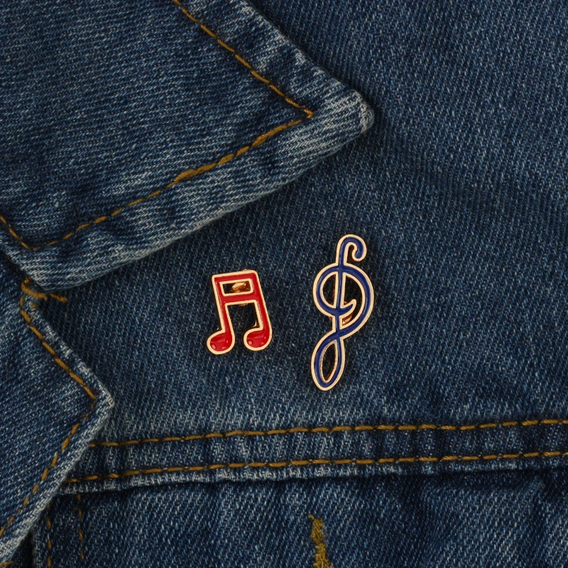 Creative Cartoon Brooches Lightning Arrow Note Badges Enamel Pin Brooch For Men Women Denim Jackets Collar Kid Jewelry Gift | Украшения и