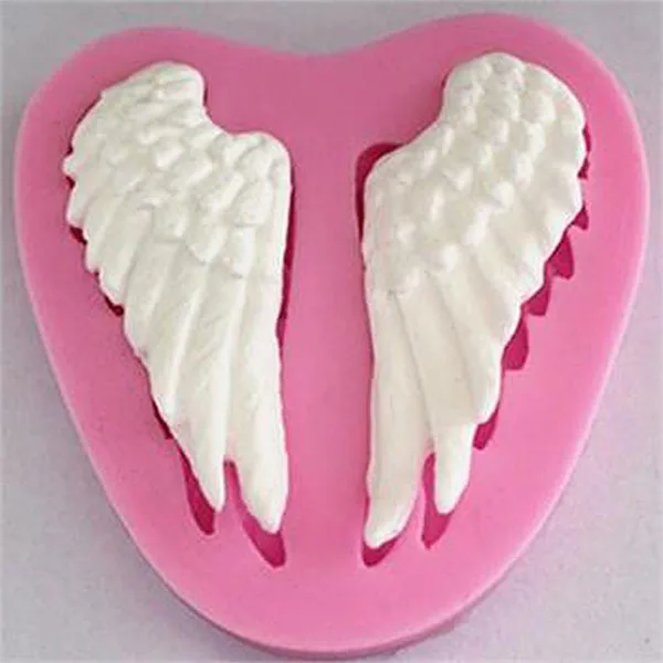 Крылья Ангела силиконовые формы DIY выпечки Sugarcraft помадки украшения торта