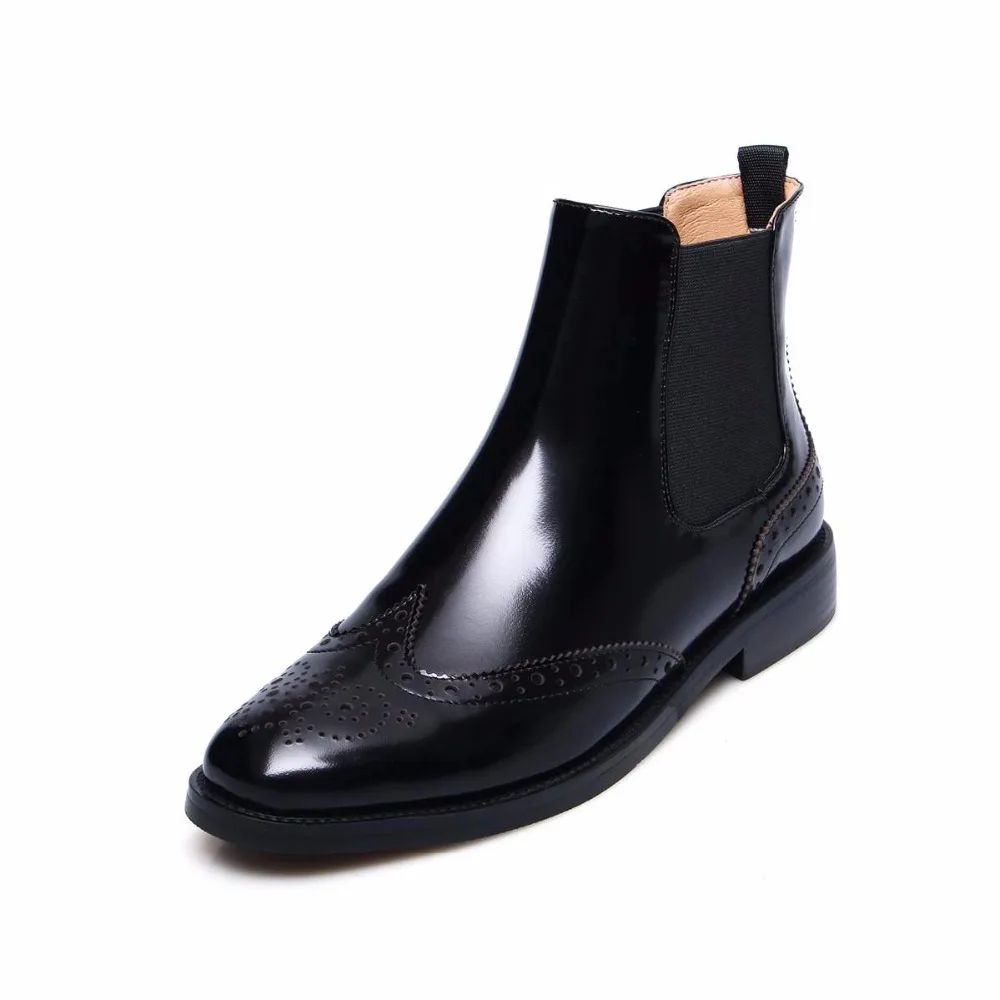 Krazing Pot/2019 из коровьей кожи на низком каблуке в стиле Гладиатор с круглым носком