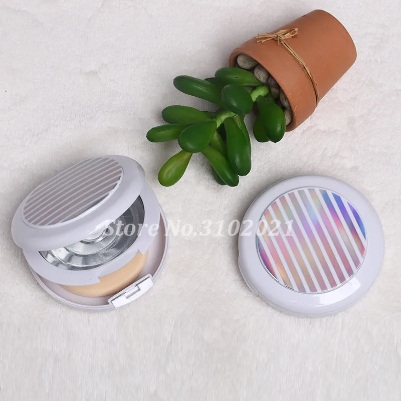 10 шт./лот Пустой Круглый двухслойный флип кейс с закругленными краями 59 мм