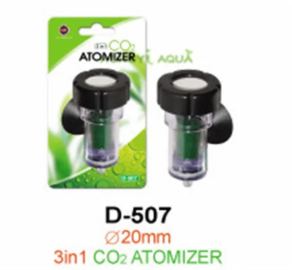 D 507 1 шт. пластиковый СО2 нефтеперерабатывающий СО2 атомайзер D-501/D-502/D-507 2 в 1 3 в 1 аквариумный бак мелкодисперсный СО2 оборудование - Цвет: D 507