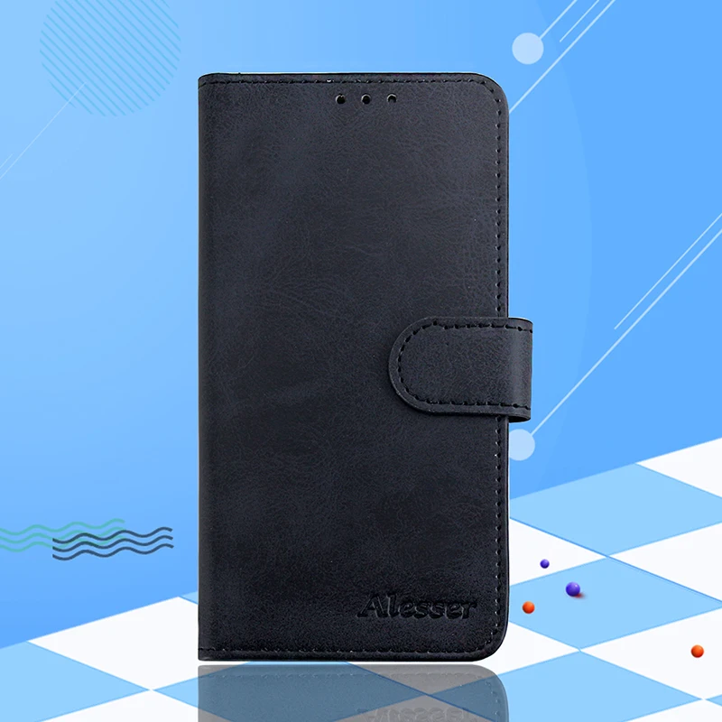 Alesser5.5 ''для Bluboo D5 Pro кожаный чехол с откидной крышкой наклейкой Защитный для