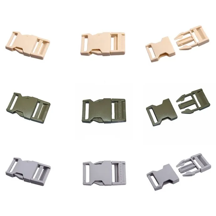 Цветные пластиковые застежки для лямок боковые ремней из Паракорда рюкзака