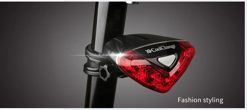 Велоспорт CoolChange Прокат задний свет красный светодиодный вспышки света Велоспорт ночной безопасности Предупреждение лампа велосипед открытый фонарь