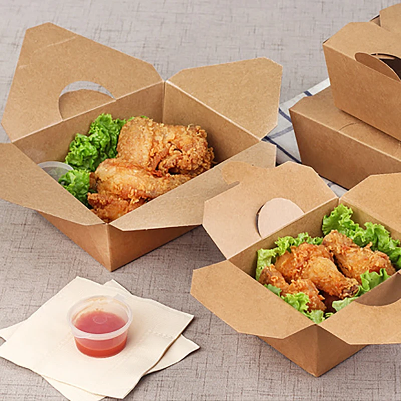 Упаковочные коробки для фаст фуда кухонная утварь ресторана посылка Нер