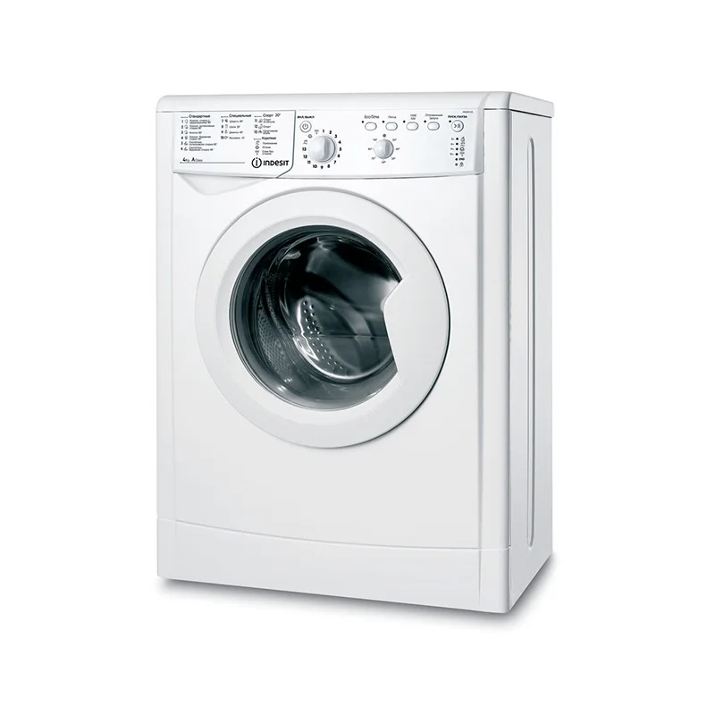Стиральная машина Узкая Indesit IWUB 4105 - Цвет: Белый