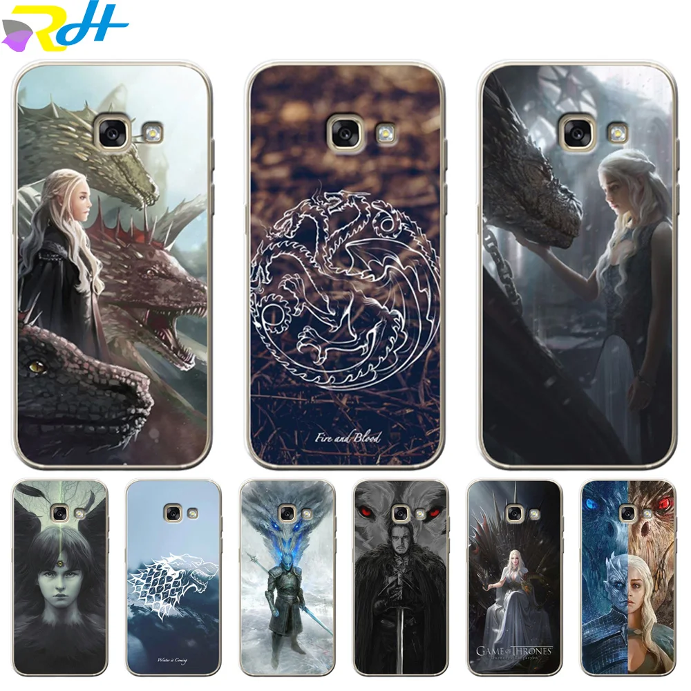 Мягкий ТПУ чехол для Samsung Galaxy A7 2018 Coque Etui Игра престолов A10 20 30 40 50 70 A6 A8 Plus