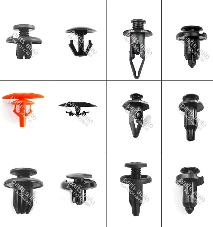 

121x FENDER DOOR HOOD BUMPER TRIM CLIP BODY RETAINER ASSORTMENT KIT for HONDA 91502-SM4-000,91503-SZ3-003,91504-SM4-000