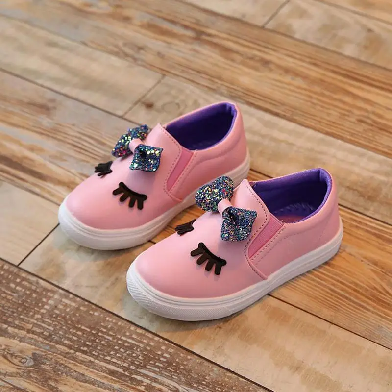 Новинка 2017 детская обувь милые Мультяшные ботинки для маленьких девочек
