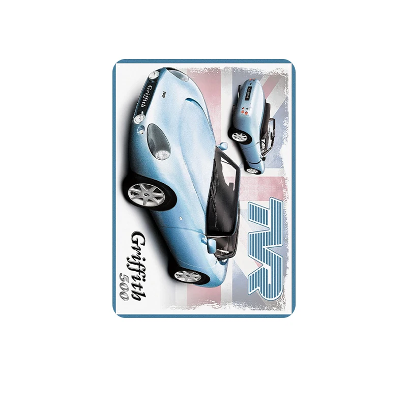 Винтажная металлическая вывеска настенная живопись Постер для бара автомобиля