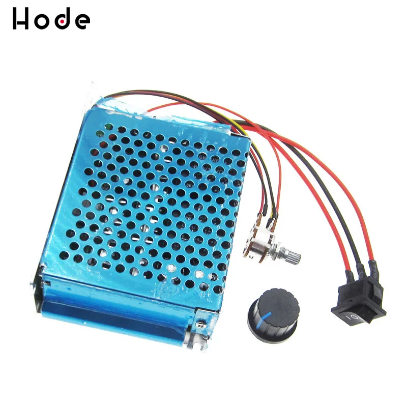 DC 12V 24V 48V 2000W макс 10 с алюминиевой крышкой 50В 40A контроллер скорости двигателя