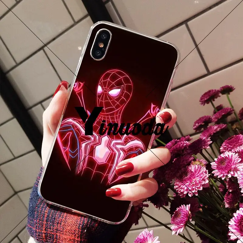 Yinuoda Супергерои из Marvel &quotМстителей&quot Роскошный чехол для телефона Apple iPhone 8 7 6 6S