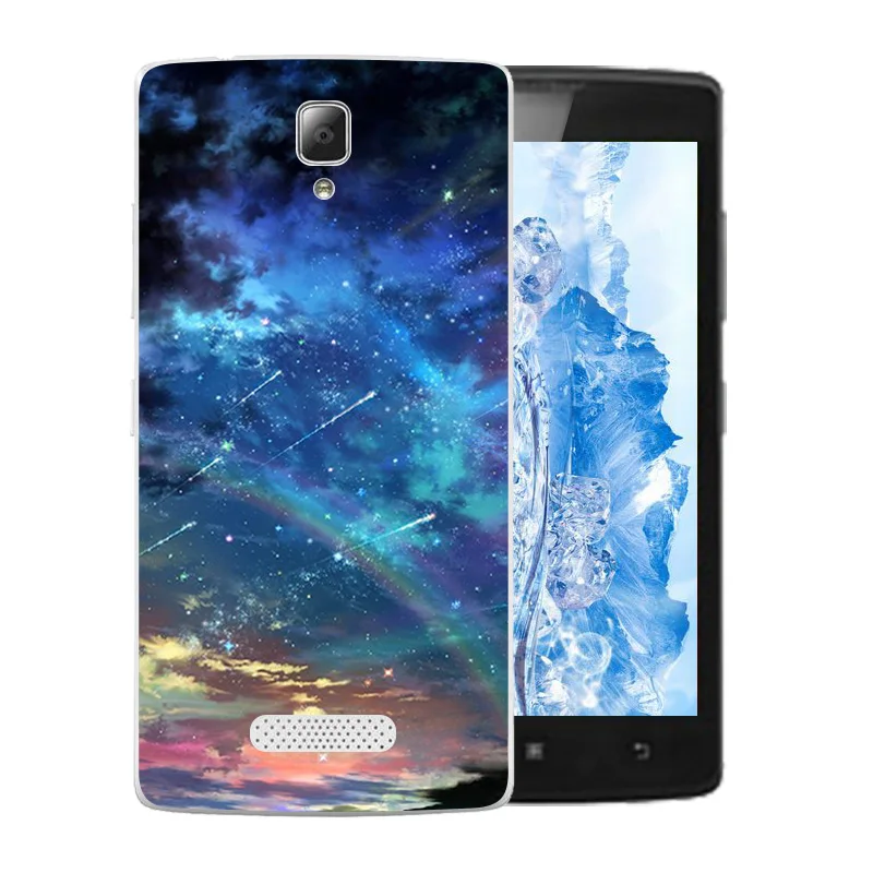 4 5 дюйма для Lenovo A2010 чехол телефона с рисунком звездного неба мягкий силиконовый