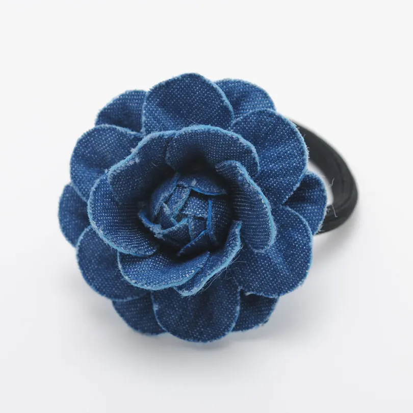

1 Piece Flower Hair Scrunchies Girls Elastic Hair Bands Hair Accessories Kids Hair Gum Good Gift Choice