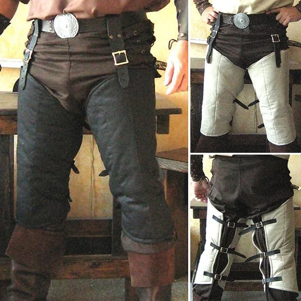 Винтажная Мужская средневековая Броня Gambeson с подкладом Cuisses Protector Dark Knight Armour